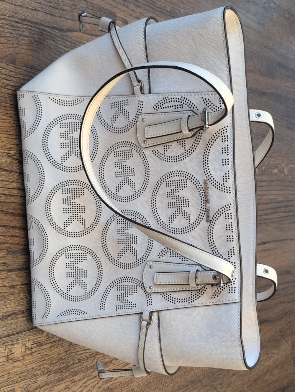 Women's Michael Kors Tote Bag in White